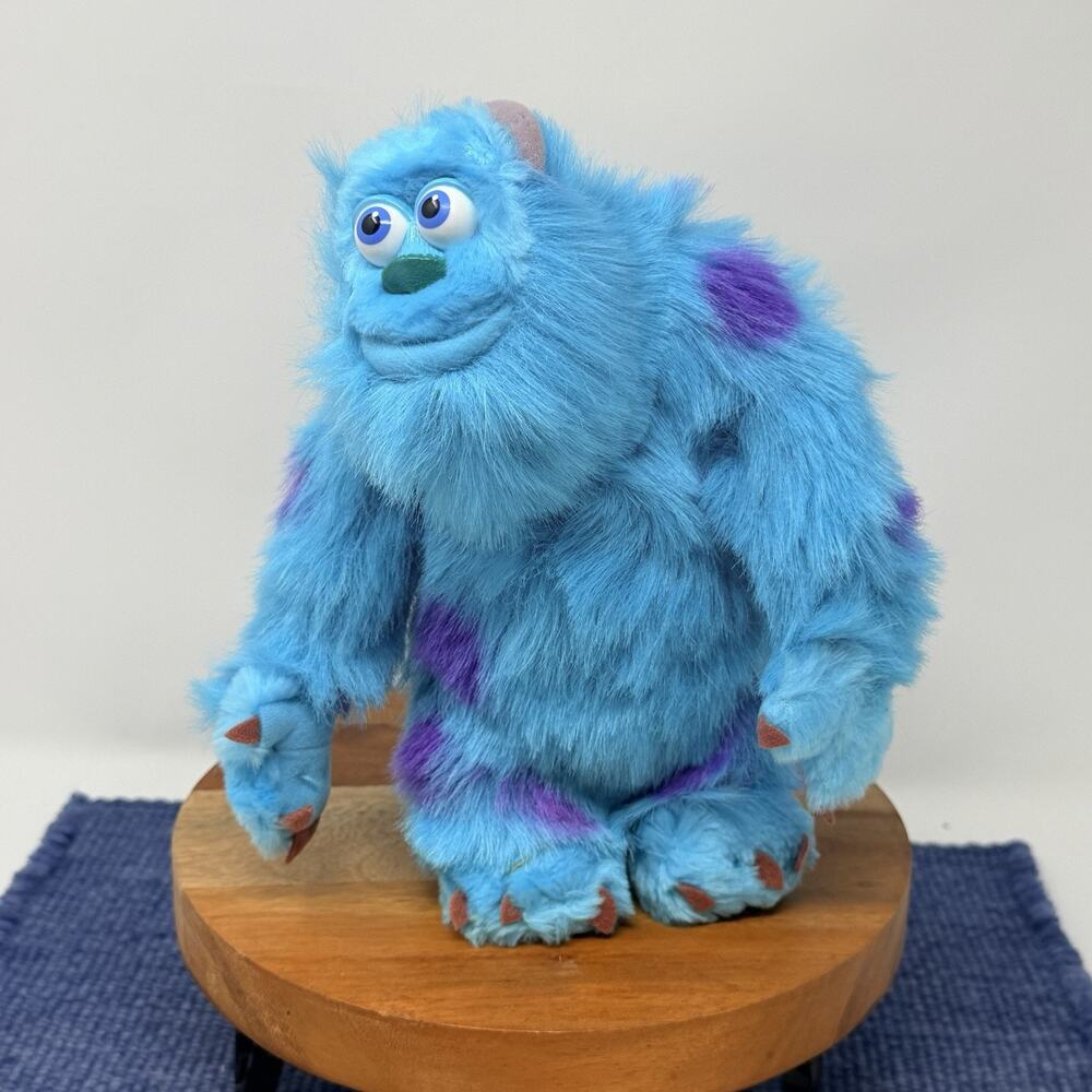 Disney Store Pixar Monsters Inc Sully James P Sullivan Plush Stuffed Animal 8"